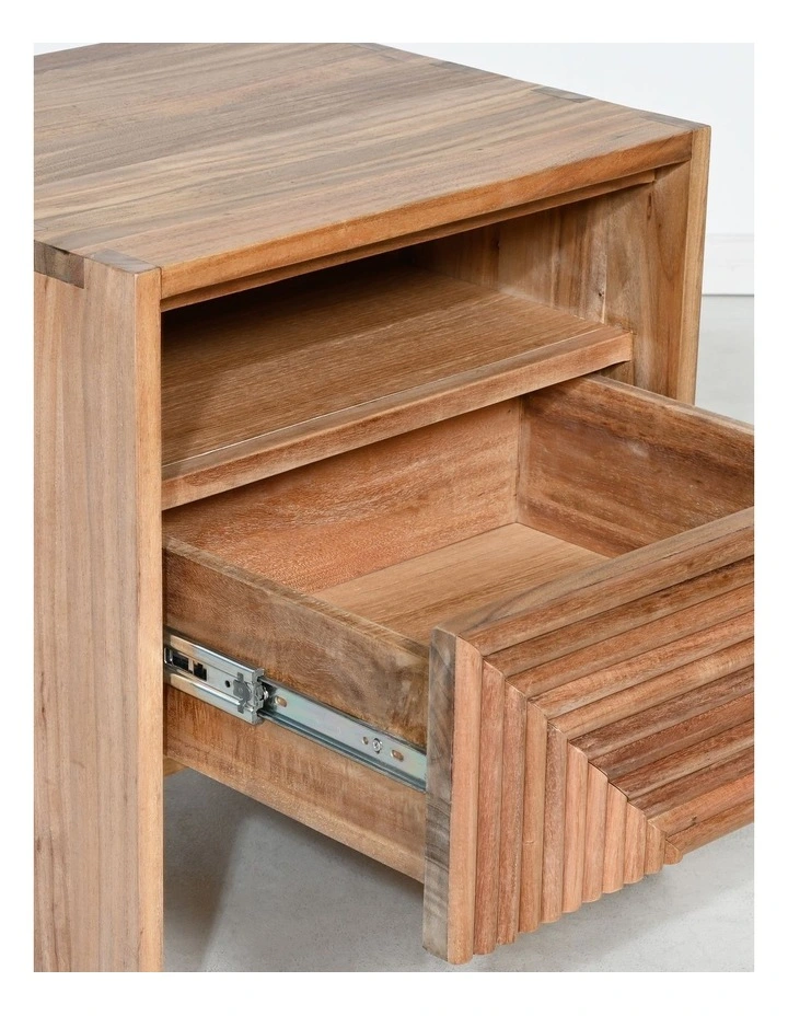 Darcy & Duke Harvey bedside table - Acacia wood natural finish image 7