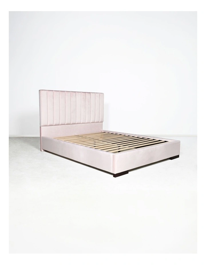 Queen Size Full Bed in Petal Pink image 1