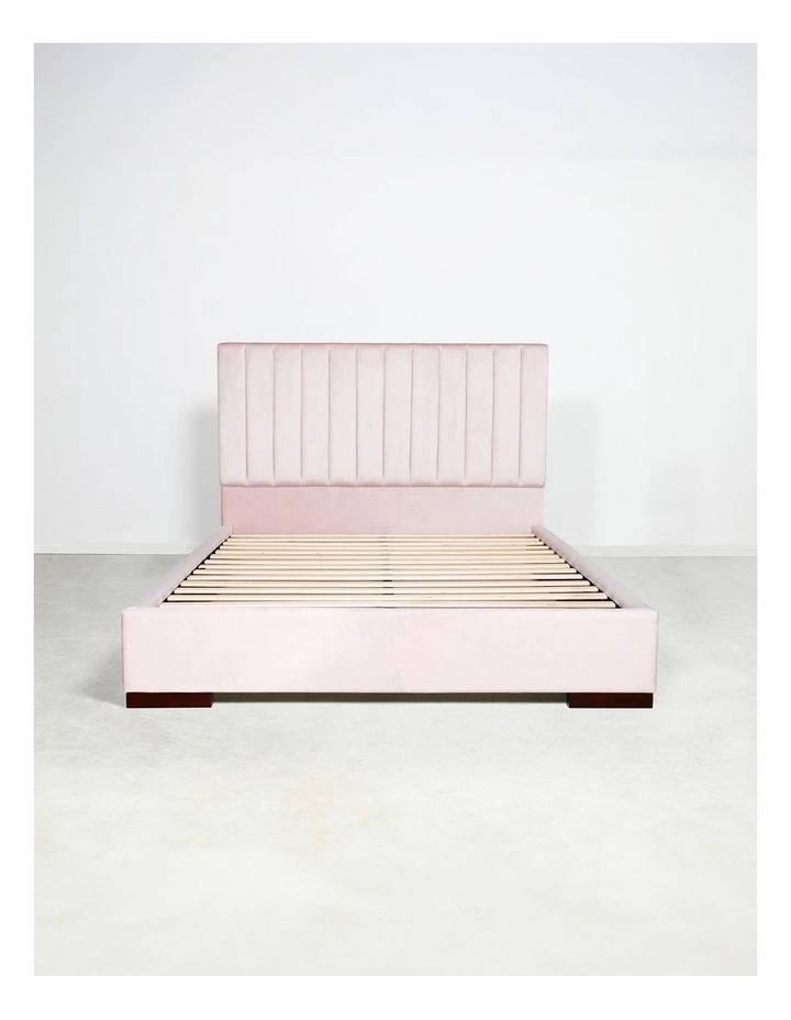 Queen Size Full Bed in Petal Pink image 3