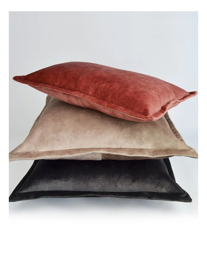 Essential - Dark Grey Plush - Velvet Cushion - 30 X 50 image 4