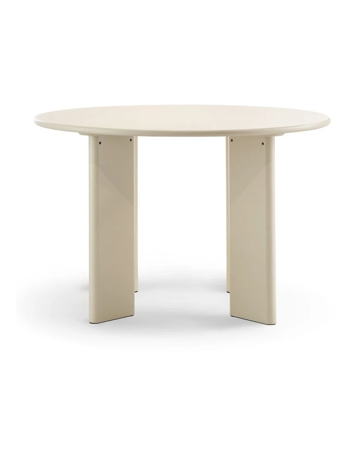 Omni Round Dining Table 120cm In Ecru Putty image 2