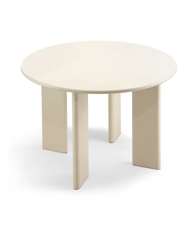 Omni Round Dining Table 120cm In Ecru Putty image 4
