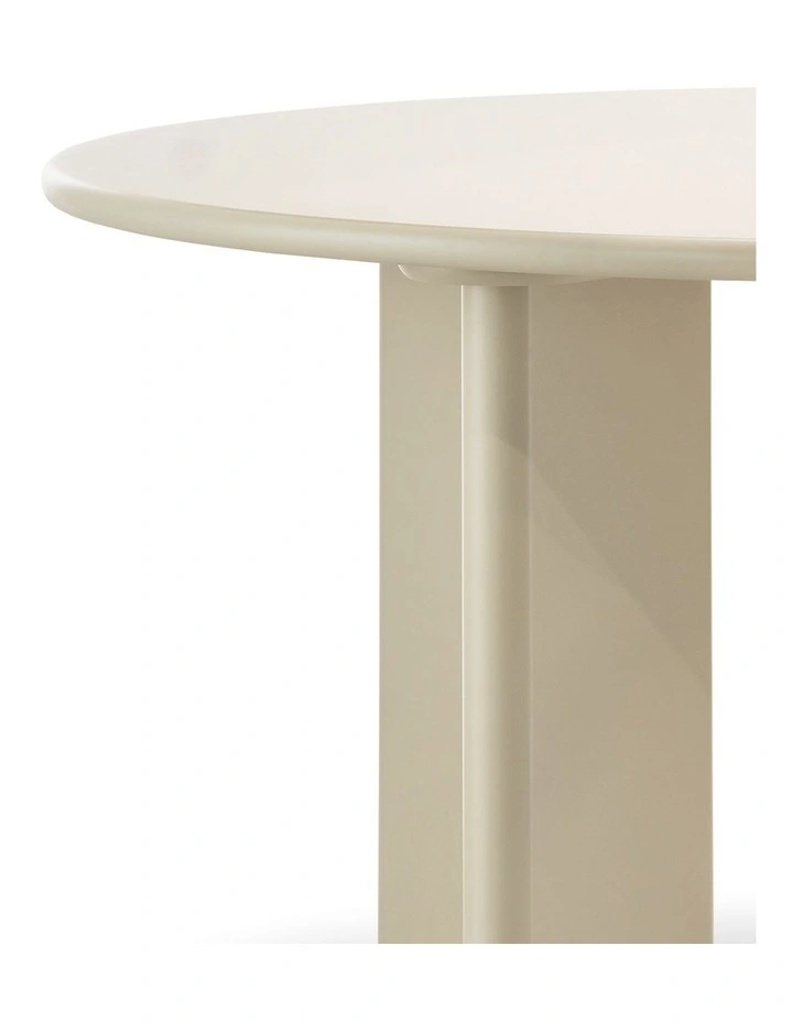 Omni Round Dining Table 120cm In Ecru Putty image 5