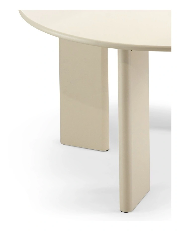 Omni Round Dining Table 120cm In Ecru Putty image 6