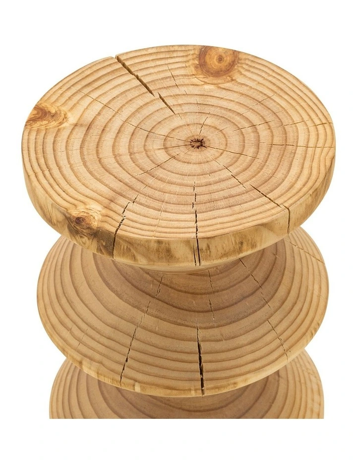 Navi Zig Zag Stump Stool In Natural image 4