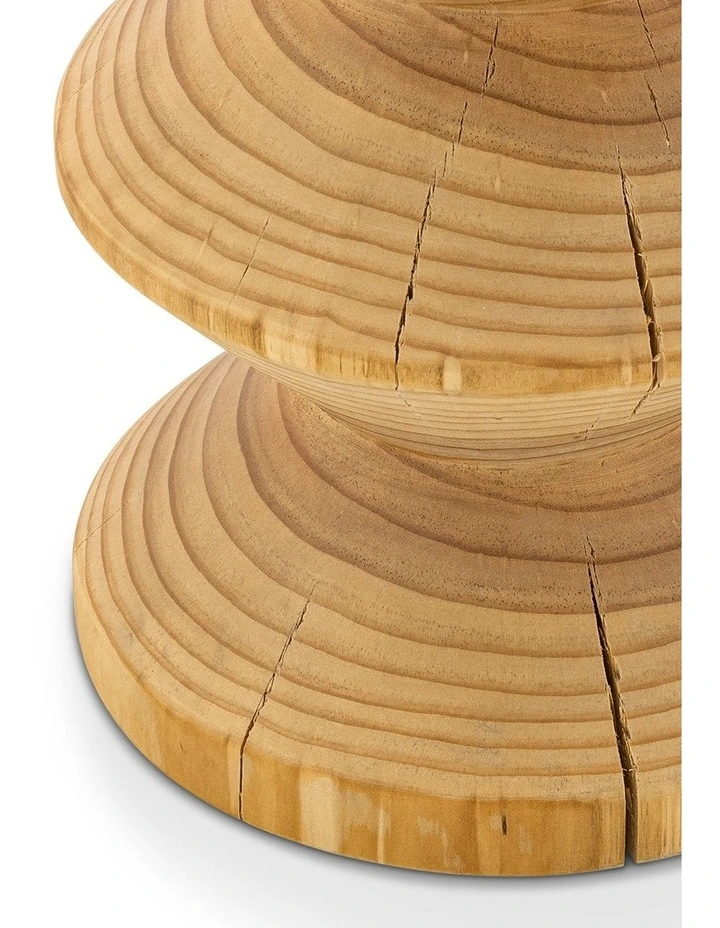 Navi Zig Zag Stump Stool In Natural image 5