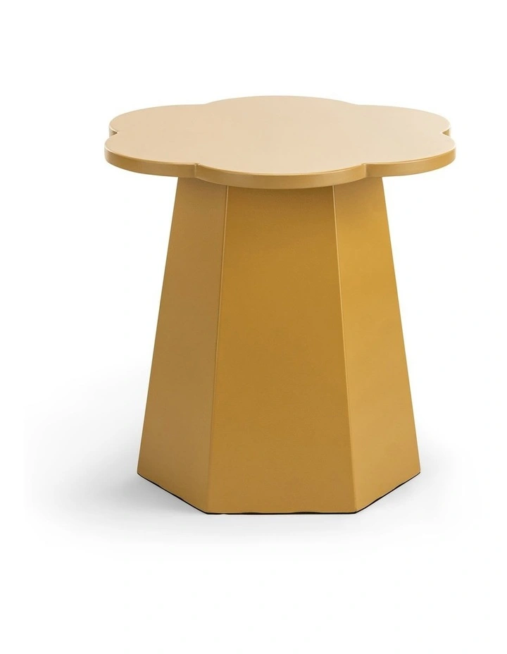 Essie Scallop Side Table In Mustard image 2
