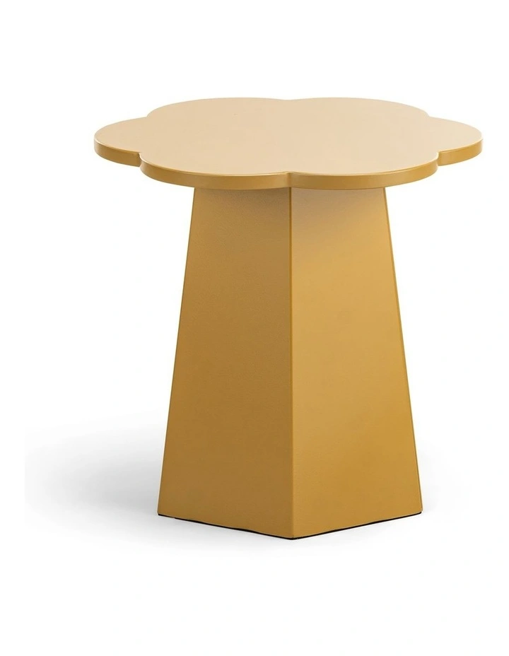 Essie Scallop Side Table In Mustard image 3