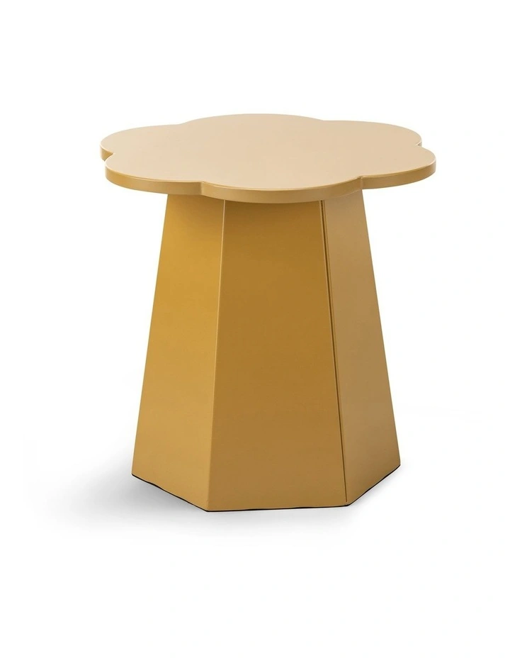 Essie Scallop Side Table In Mustard image 4