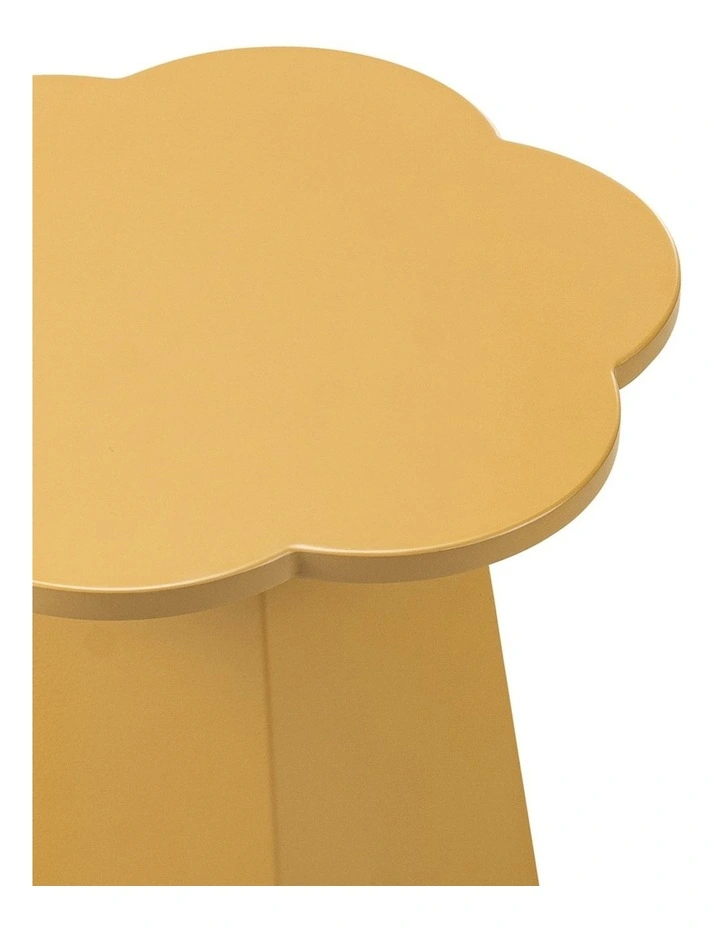 Essie Scallop Side Table In Mustard image 5