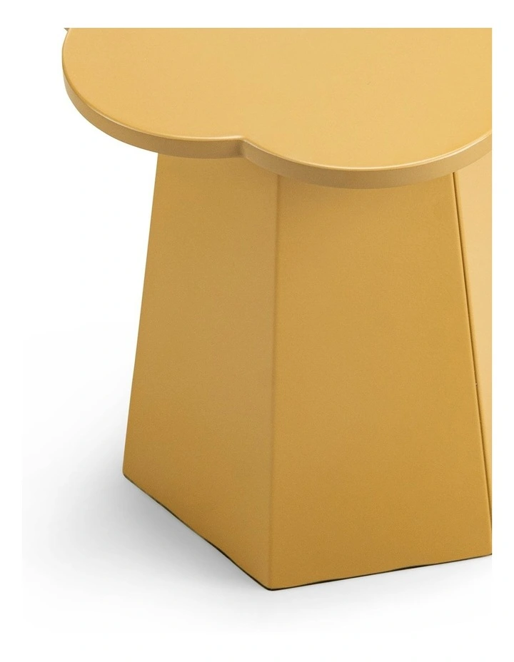 Essie Scallop Side Table In Mustard image 6