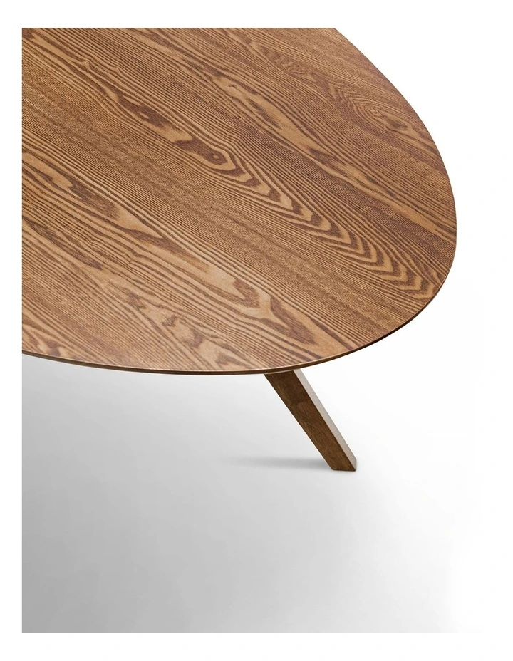 Carol Oval Dining Table 180cm In Brown Oak image 4