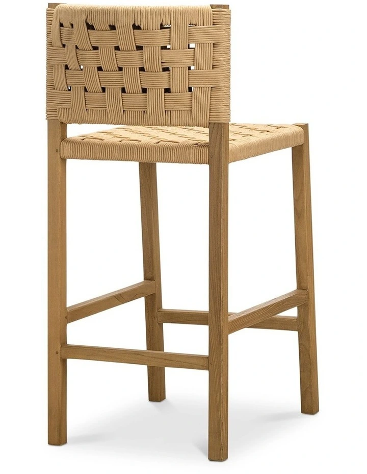 Kyren Woven Rope Counter Stool Indoor & Outdoor image 4