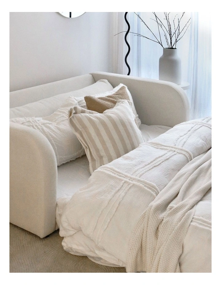 Doze Double Sofa Bed 2.5 Seater In Cosmic Latte image 3
