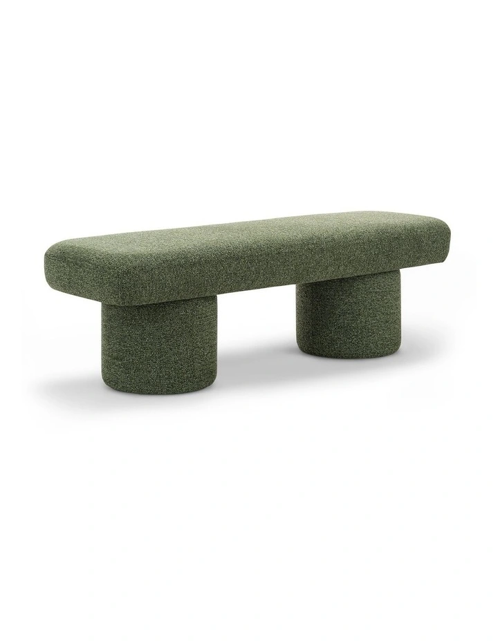 Nico Bench Seat 140cm In Moss Green image 1
