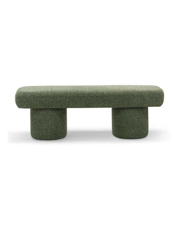 Nico Bench Seat 140cm In Moss Green image 2