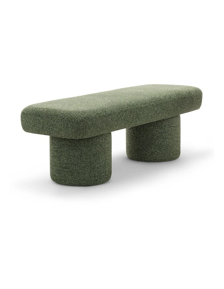 Nico Bench Seat 140cm In Moss Green image 3