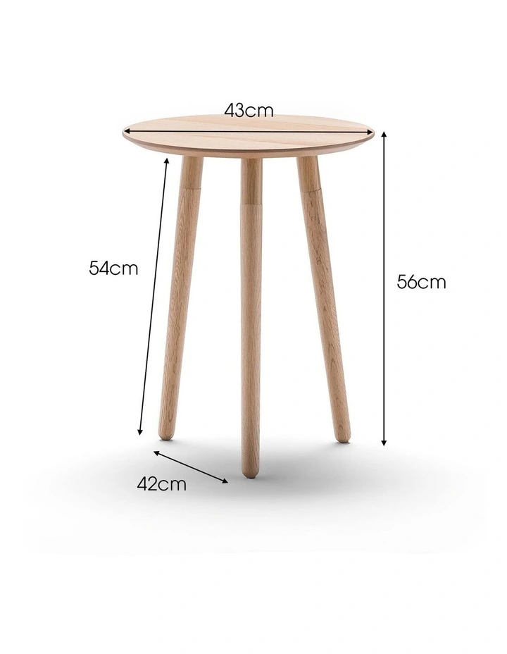 Nochio Oak Round Side Table image 5