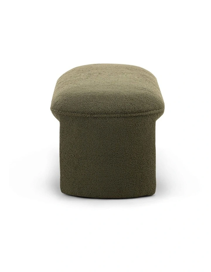 Remi Bench Seat 120cm In Teddy Moss image 4