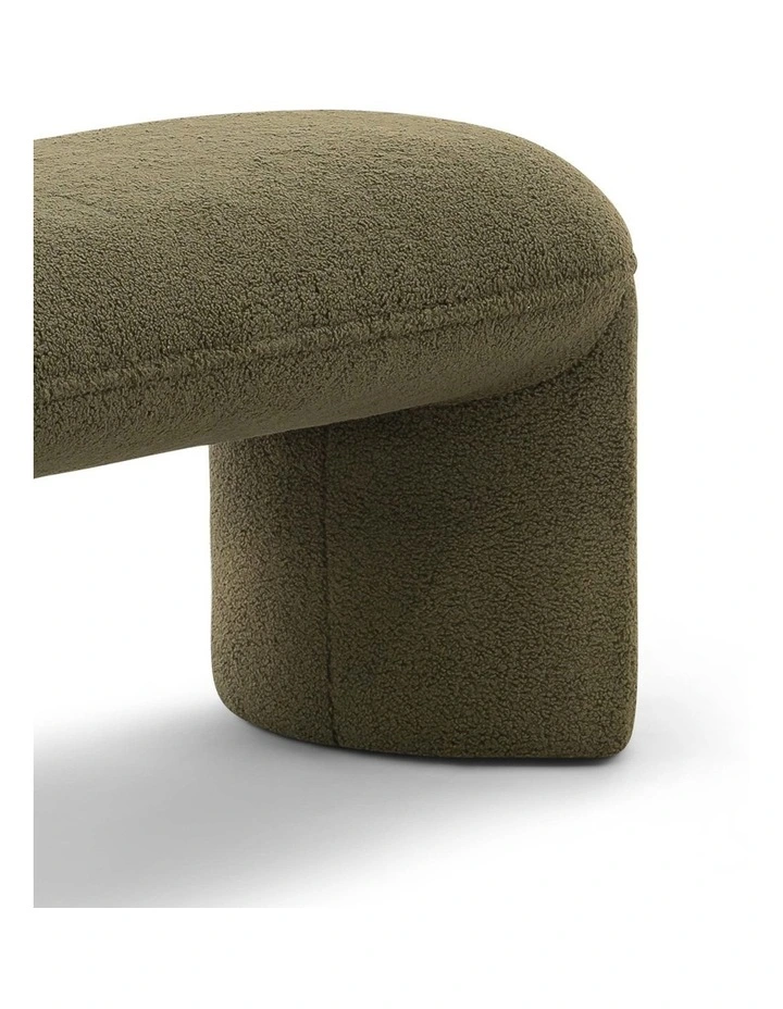 Remi Bench Seat 120cm In Teddy Moss image 5