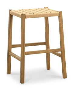 Kyren Woven Rope Barstool Indoor & Outdoor