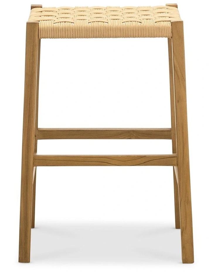 Kyren Woven Rope Barstool Indoor & Outdoor image 2