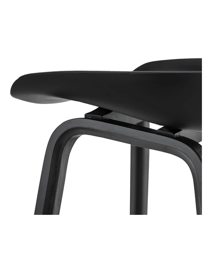 Replica Hay Bar Stools Set Of 2 In All Black image 6