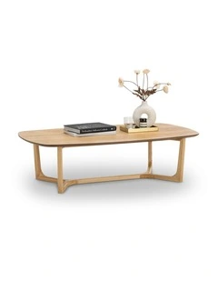 Span Ashwood Oval Coffee Table In Natural