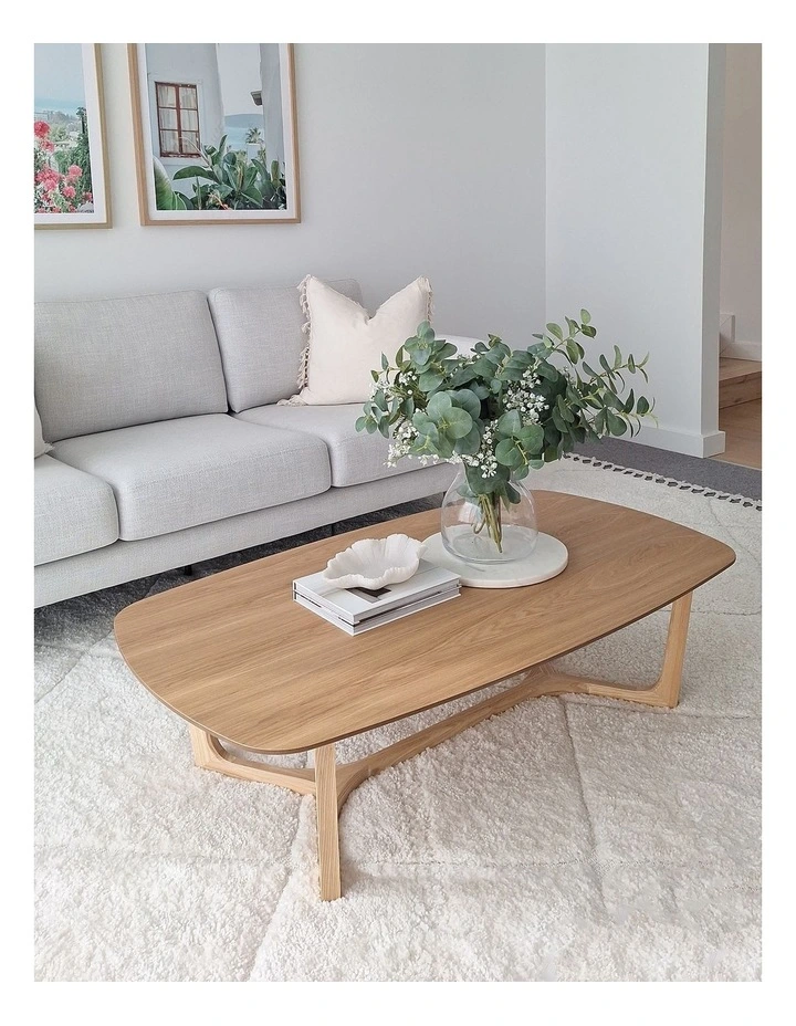 Span Ashwood Oval Coffee Table In Natural image 2