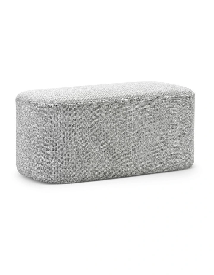 Podd Ottoman Bench Stool In Hail Grey image 1