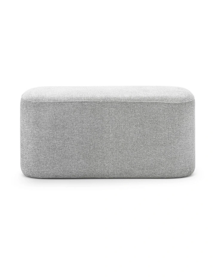 Podd Ottoman Bench Stool In Hail Grey image 2