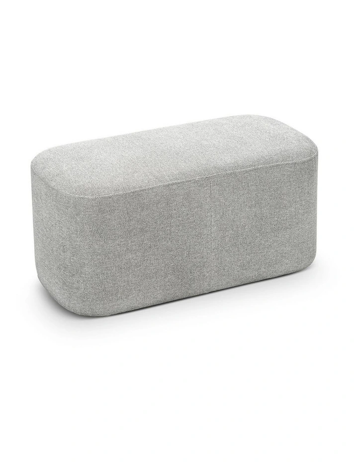 Podd Ottoman Bench Stool In Hail Grey image 3