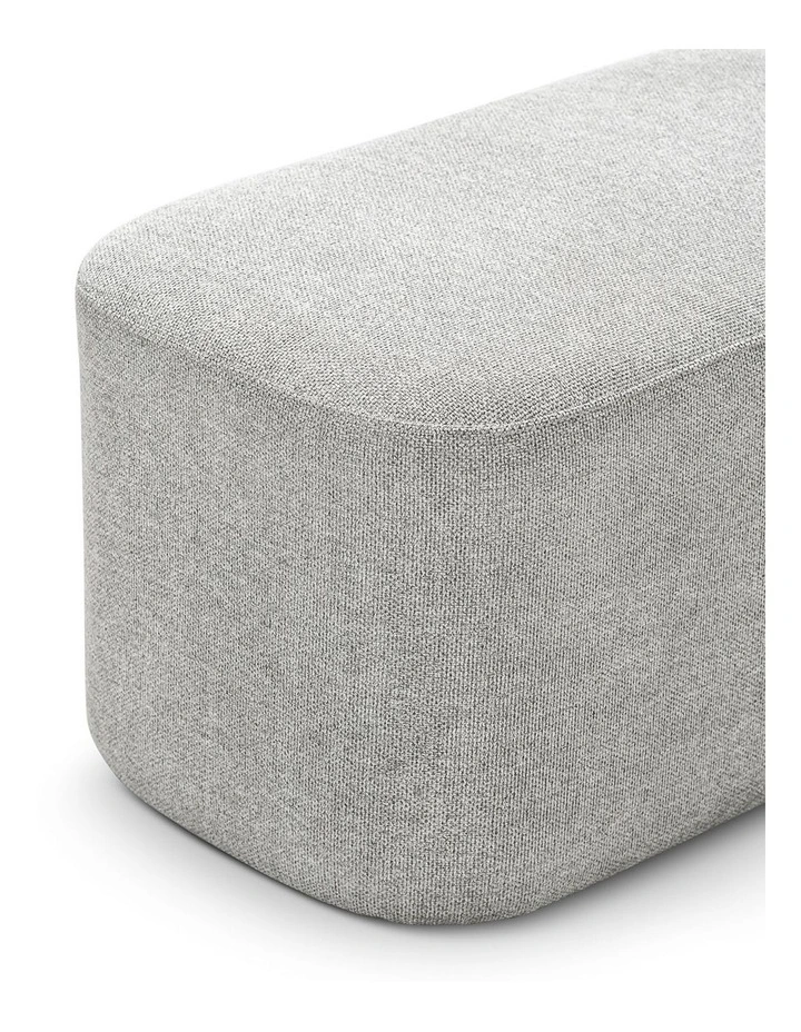 Podd Ottoman Bench Stool In Hail Grey image 4