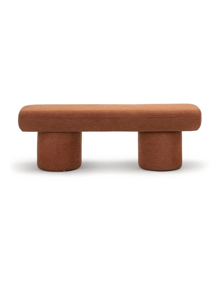 Nico Bench Seat 140cm In Rust Orange image 2