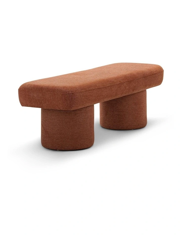 Nico Bench Seat 140cm In Rust Orange image 3