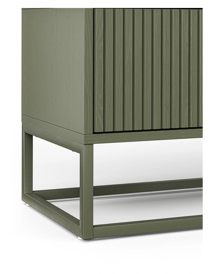 Braxton Ripple Tv Entertainment Unit 180cm In Olive Green image 5