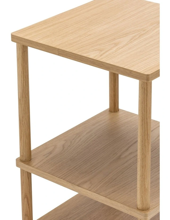 Rakie Tall Shelving Unit In Natural Oak image 4