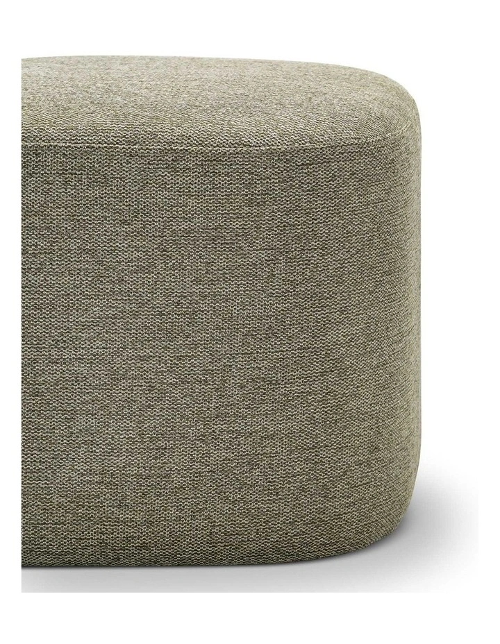 Podd Square Ottoman Stool In Moss Green image 6