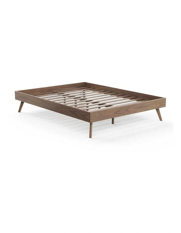 Stella Queen Bed Base In Walnut image 5