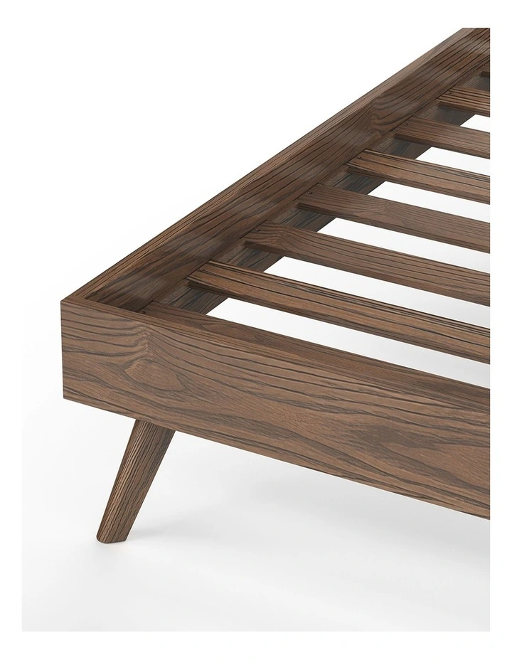 Stella Queen Bed Base In Walnut image 6
