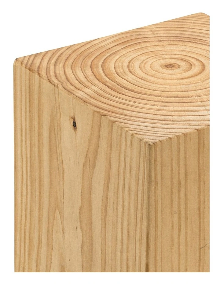Blok Square Stump Stool in Natural image 5