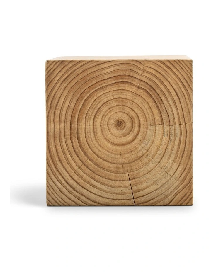 Blok Square Stump Stool in Natural image 6