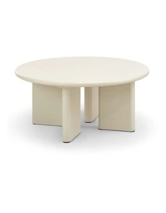 Omni Round Coffee Table In Ecru Putty