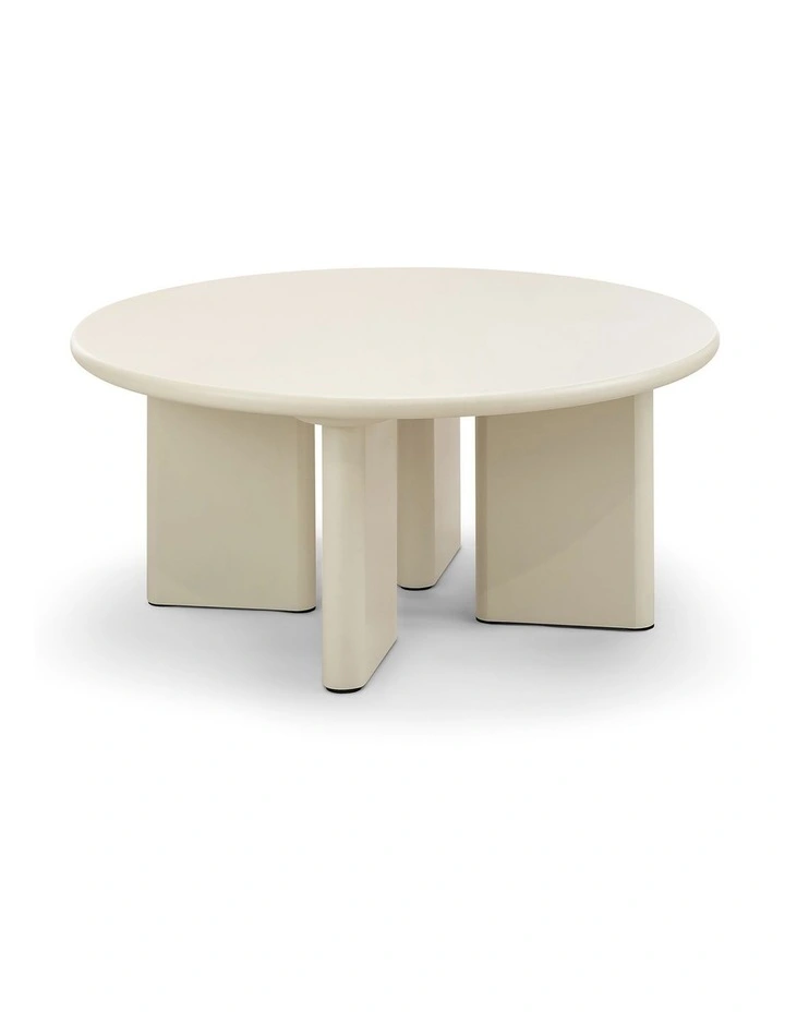 Omni Round Coffee Table In Ecru Putty image 3