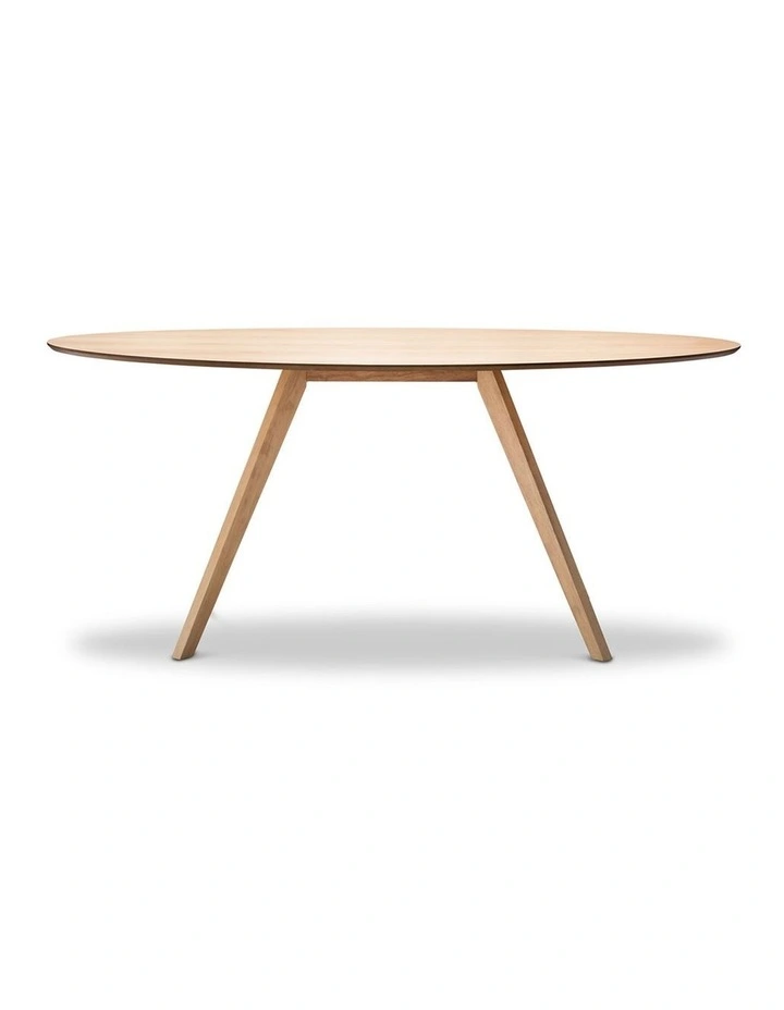 Carol Oval Dining Table 180cm In Natural Oak image 2