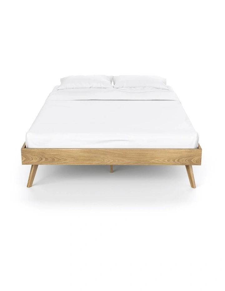 Stella Queen Bed Base In Natural Oak image 3