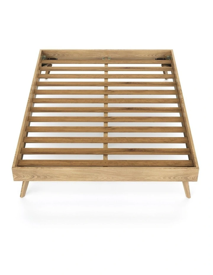 Stella Queen Bed Base In Natural Oak image 4