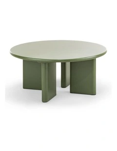 Omni Round Coffee Table In Olive Green