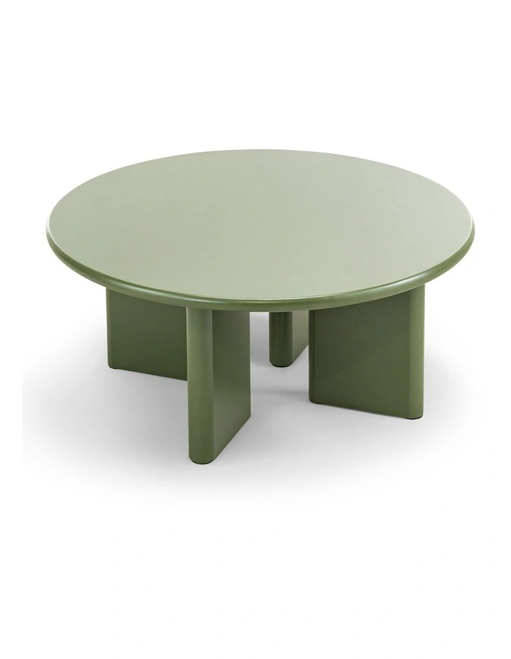 Omni Round Coffee Table In Olive Green image 6