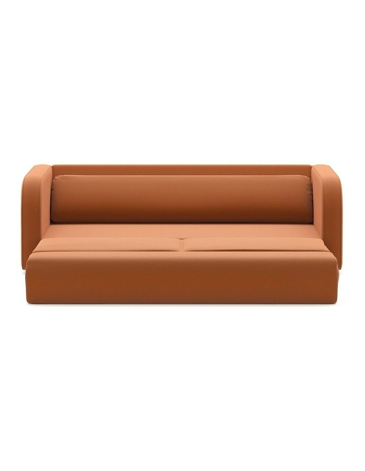Doze Double Sofa Bed 2.5 Seater In Ochre Orange image 3